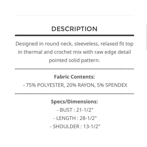 Summer Clearout POL. 💜💜 White Lace Detail Sleeveless Top - Picture 3 of 3